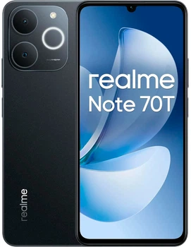 Смартфон Realme Note 70T 4/256GB Black – фото, відгуки