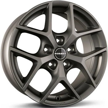 Borbet Y R16 W6.5 PCD5x112 ET43 DIA57.1 Titanium Machine