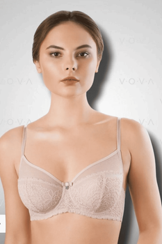 Бюстгальтер з м'якою чашкою V.O.V.A V42711 Patrice Срібляста півонія 75G