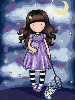 Картина по номерам для детей Ideyka Catch A Falling Star Santoro Gorjuss Collection 30х40 см (4823104382713)