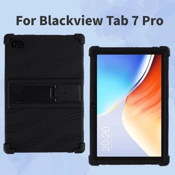 Чехол силиконовый с подставкой черный для Планшета Blackview Tab 7 Pro 10.1''
