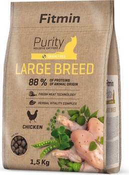 Сухий корм для котів Fitmin Purity Large Breed Птиця 1.5 кг (8595237022052)