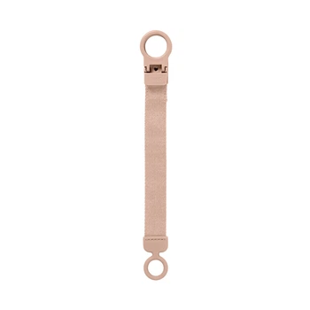 Держатель-лента для пустышки с петлей BIBS Pacifier Clip Loop, Blush