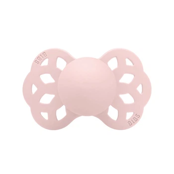 Соска пустышка BIBS Infinity Silicone Anatomical (анатомическая) – Blossom, 2й размер 6-18 месяцев