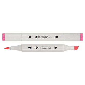 Маркер двусторонний акварельный Santi sketch SM-85 391115 кораллово-розовый