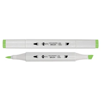 Маркер двусторонний акварельный Santi sketch SM-88 391118 фисташковый