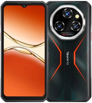 Мобильный защищенный смартфон Oukitel WP55 Pro (16+512GB, АКБ 11000 мАч) Orange