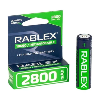 Аккумулятор 18650 Rablex 2800 mAh 3,7V Li-Ion