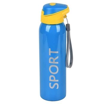 Термос Sport New MT-3455 500 мл спортивний з ручкою Блакитний