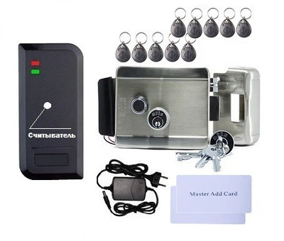 Готовый комплект Protection - kit - K1 Электромеханический замок со считывателем для бесконтактных ключей (01699)