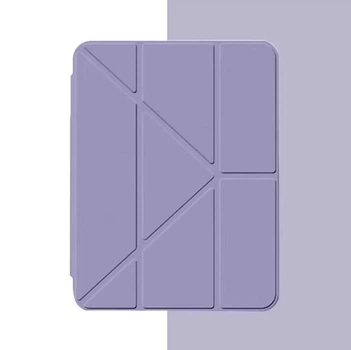 Чохол iPad 10/11 A16 2022-2025 Acrylic Color Frame Transformer Pen Slot lavender gray