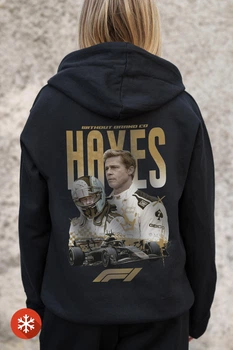 Жіноче Утеплене Зіп Худі На Флісі Зіпер З Принтом Hayes Kane Black S/M (8055825)