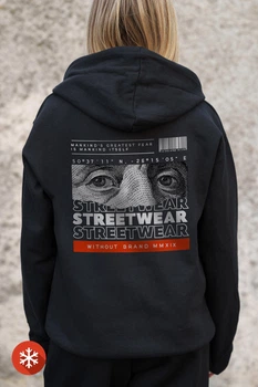 Жіноче Утеплене Зіп Худі На Флісі Зіпер З Принтом Streetwear Kane Black S/M (8055863)