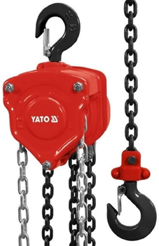 Лебідка ланцюгова ручна Yato YT-58953 3 м 2 т (5906083003639)