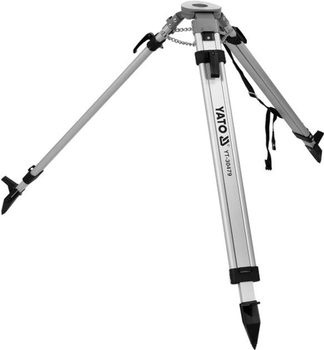 Statyw trójnóg do przyrządów pomiarowych Yato YT-30479 teleskopowy 2 sekcje mocowanie 5/8" H≤150 cm (5906083078521)