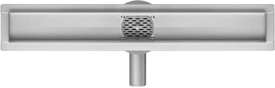 Odpływ prysznicowy liniowy Fala Rotary 75347 70 cm z kratką obrotowy syfon 360° (suchy syfon) możliwość montażu pod płytki (5906083038839)