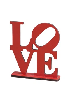 3D статуэтка - Love цвет красный No Brand ЦБ-00244089