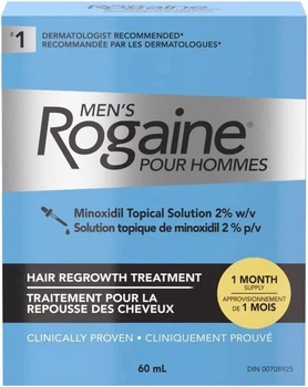 Розчин міноксидилу для росту волосся і бороди Rogaine Minoxidil 2% 60 мл