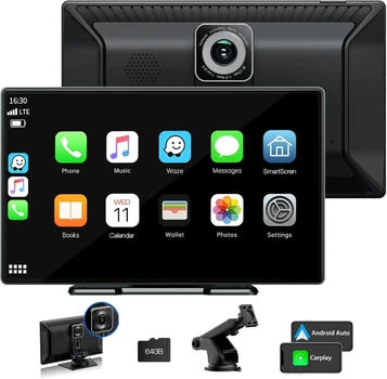 Автомагнитола Lamto 9.9" / Сенсорная / Apple CarPlay / Android Auto / GPS / Bluetooth / AUX / USB