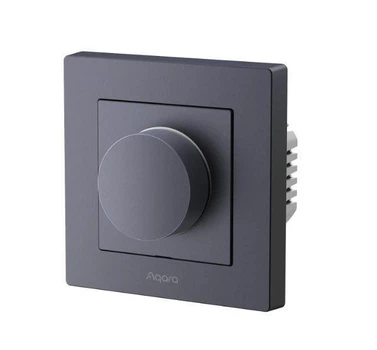 Умный выключатель диммер (светорегулятор) для LED ламп Aqara H2 Dimmer Switch KD-R01D Grey