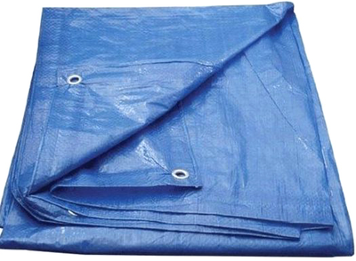 Plandeka VOREL 57 g/m² 5 x 8 m Niebieska (85126_v)