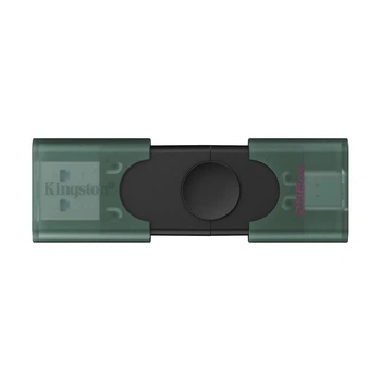 Флешнакопичувач USB3.2 256 GB Type-C Kingston DataTraveler Duo Green (DTDEG2/256GB) ( 15911 ) Зелений