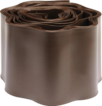 Obrzeże trawnikowe FLO 20 cm x 9 m Brązowe (88705)