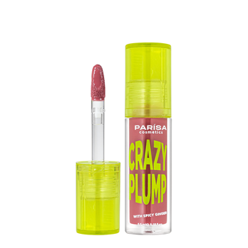 Блеск-плампер для объема губ Parisa Cosmetics Crazy Plump, 5,5 мл , 103 Fashion pink Светло-вишневый
