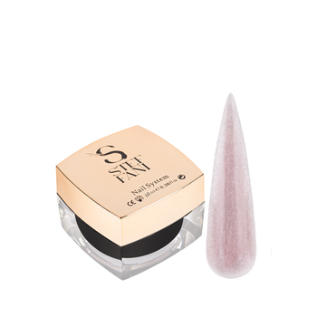 Акригель для нігтів камуфлюючий Steffani Light Acryl Gel 10 мл, 19 Димчасто-рожевий з шиммером