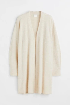 Жіночий кардиган H&M 206198-2 S(165/88) бежевий (2061980003)