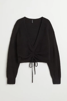 Жіночий пуловер H&M 207907-2 M(170/96) чорний (2079070004)