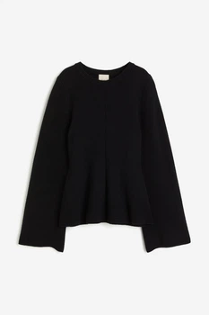 Жіночий светр H&M 211322-2 XS(160/80) чорний (2113220002)