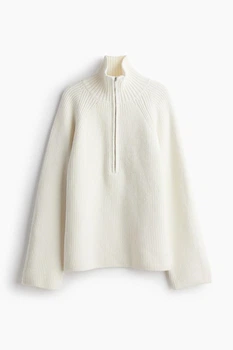 Жіночий светр H&M 211385-2 M(170/96) молочний (2113850004)