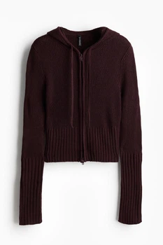 Жіночий кардиган H&M 211231-4 M(170/96) бордовий (2112310004)