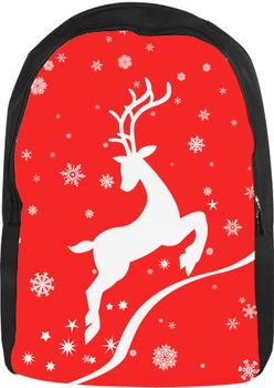 Рюкзак 3D Christmas deer Розмір 28x38см