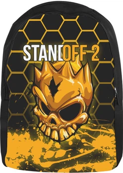 Рюкзак 3D STANDOFF 2 [GOLD SKULL] 3 Розмір 28x38см