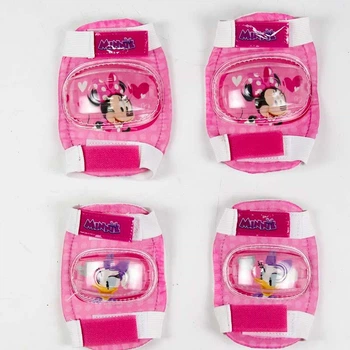 Коплект спортивной защиты Minnie для детей наколенники и налокотники HL0106