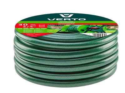 Поливальний шланг Verto 15G804 Economic 3/4" x 30 м, 20 бар, міцний та еластичний. Verto