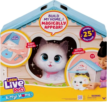 Інтерактивна іграшка Moose Little Live Pets My Kitty´s Home чарівний будинок для милого маленького кошеня