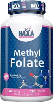 Метилфолат Haya Labs Methyl Folate 400 мкг 120 таблеток (858047007885)