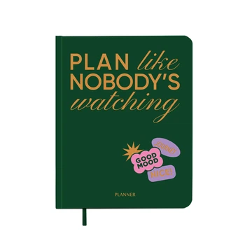 Планер «PLAN LIKE NOBODY'S WATCHING» зелений