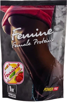 Протеин для похудения Power Pro Femine-Pro порошок 1 кг Банан-земляника (4820231513454)