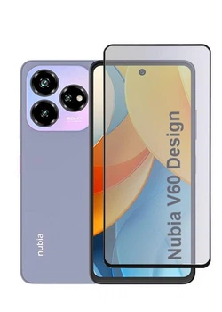 Захисна гідрогелева плівка DScreen для ZTE Nubia V60 Design матова антишпигун (0.28 мм)