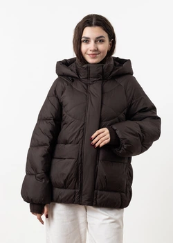Пуховик Snow Owl Шоколадний 2XL (К931)