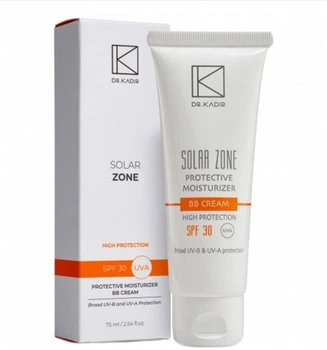 Сонцезахисний зволожуючий крем з тоном Соляр Зон SPF30+ / Solar Zone moisturizing protective ВВ Сream SPF 30+