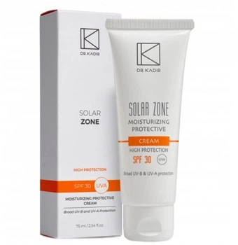 Сонцезахисний зволожуючий крем Соляр Зон SPF30+ / Solar Zone moisturizing protective cream SPF 30+ 75 мл