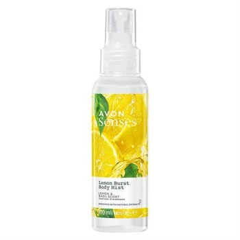 Освіжаючий лосьйон-спрей для тіла Avon Senses Lemon Burst Цитрусовий заряд 100 мл