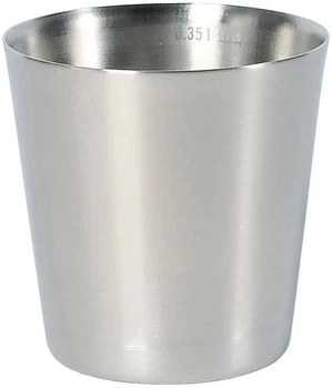 Термокружка Tatonka Thermo Plus 0.375l Steel двустенная из пищевой стали без ручки для походов, с мерной шкалой