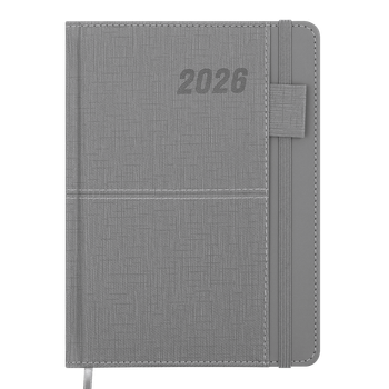 Щоденник датований 2026 BUROMAX А5 FOREVER 21108-09 сірий /BM.21108-09/