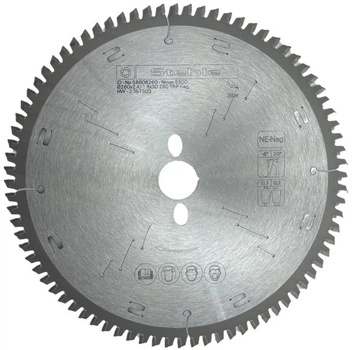 Пильный диск Stehle HW для ручных машин по алюминию 260x2,4/1,8x30 Z=80 TR-F-N (58808260)